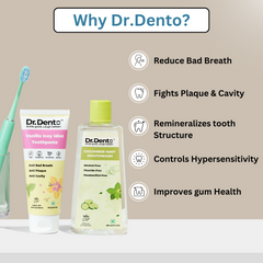 Complete Oral Care Essentials (Ultra Toothbrush, Toothpaste & Mouthwash)