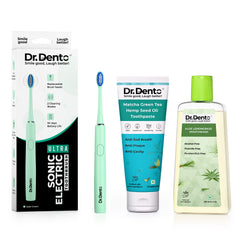 Complete Oral Care Essentials (Ultra Toothbrush, Toothpaste & Mouthwash)