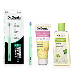 Complete Oral Care Essentials (Ultra Toothbrush, Toothpaste & Mouthwash)