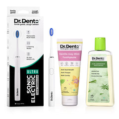 Complete Oral Care Essentials (Ultra Toothbrush, Toothpaste & Mouthwash)