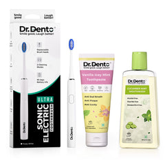 Complete Oral Care Essentials (Ultra Toothbrush, Toothpaste & Mouthwash)