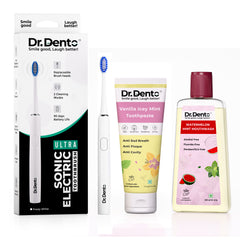 Complete Oral Care Essentials (Ultra Toothbrush, Toothpaste & Mouthwash)