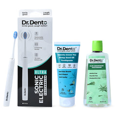 Complete Oral Care Essentials (Ultra Toothbrush, Toothpaste & Mouthwash)