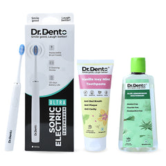 Complete Oral Care Essentials (Ultra Toothbrush, Toothpaste & Mouthwash)