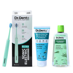 Complete Oral Care Essentials (Ultra Toothbrush, Toothpaste & Mouthwash)