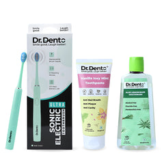 Complete Oral Care Essentials (Ultra Toothbrush, Toothpaste & Mouthwash)