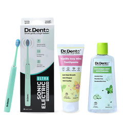 Complete Oral Care Essentials (Ultra Toothbrush, Toothpaste & Mouthwash)