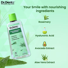 Aloe Lemongrass Mouthwash - Dr.Dento - The Oral Health Expert