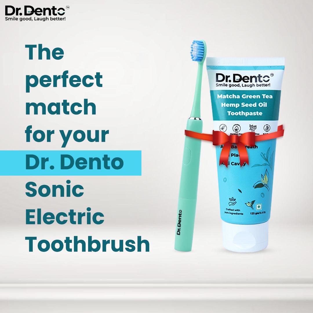 Matcha Green Tea Toothpaste - Dr.Dento - The Oral Health Expert