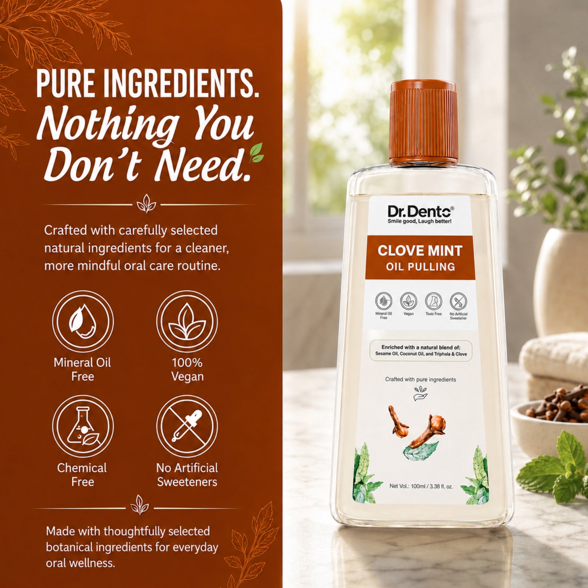 Clove Mint Oil Pulling