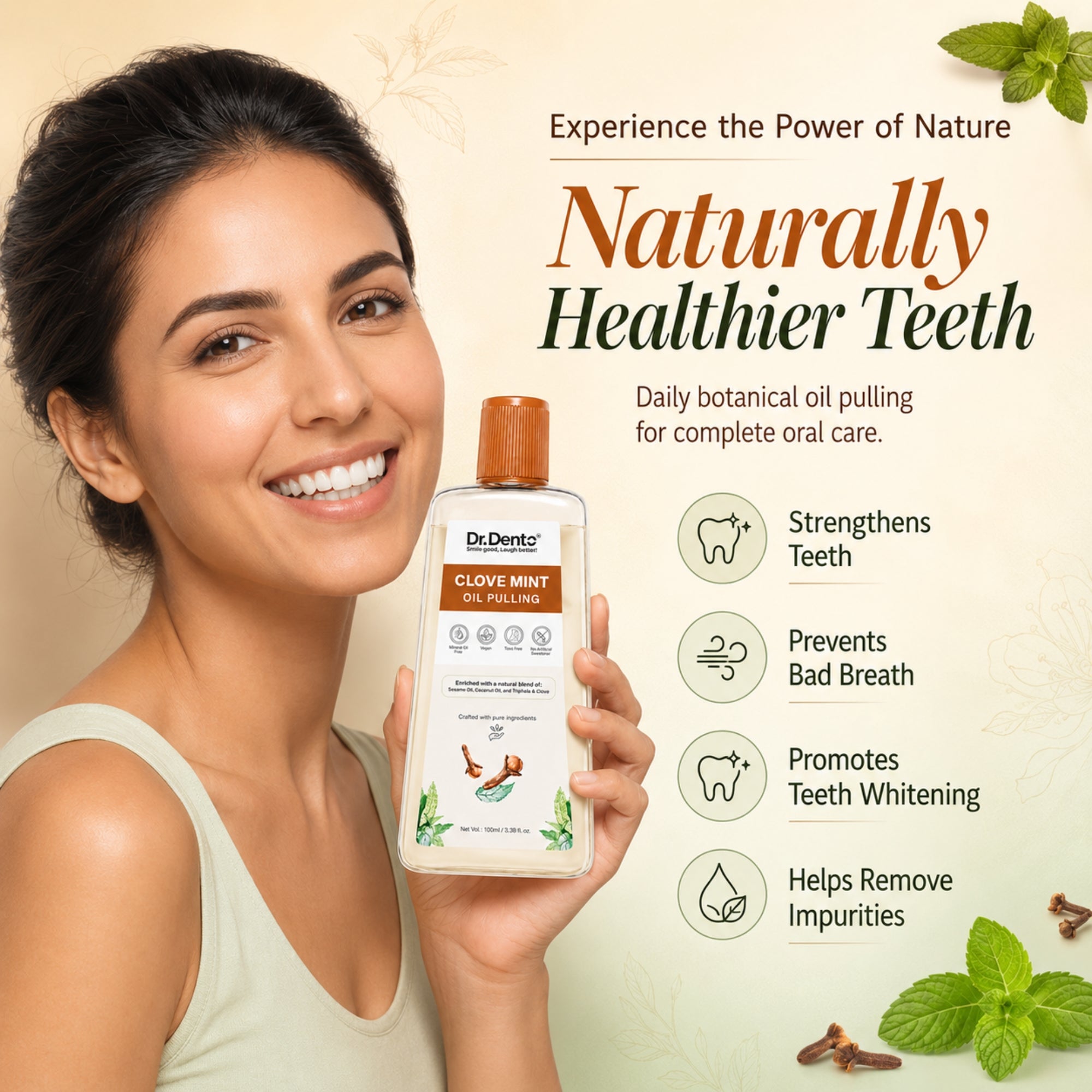 Clove Mint Oil Pulling