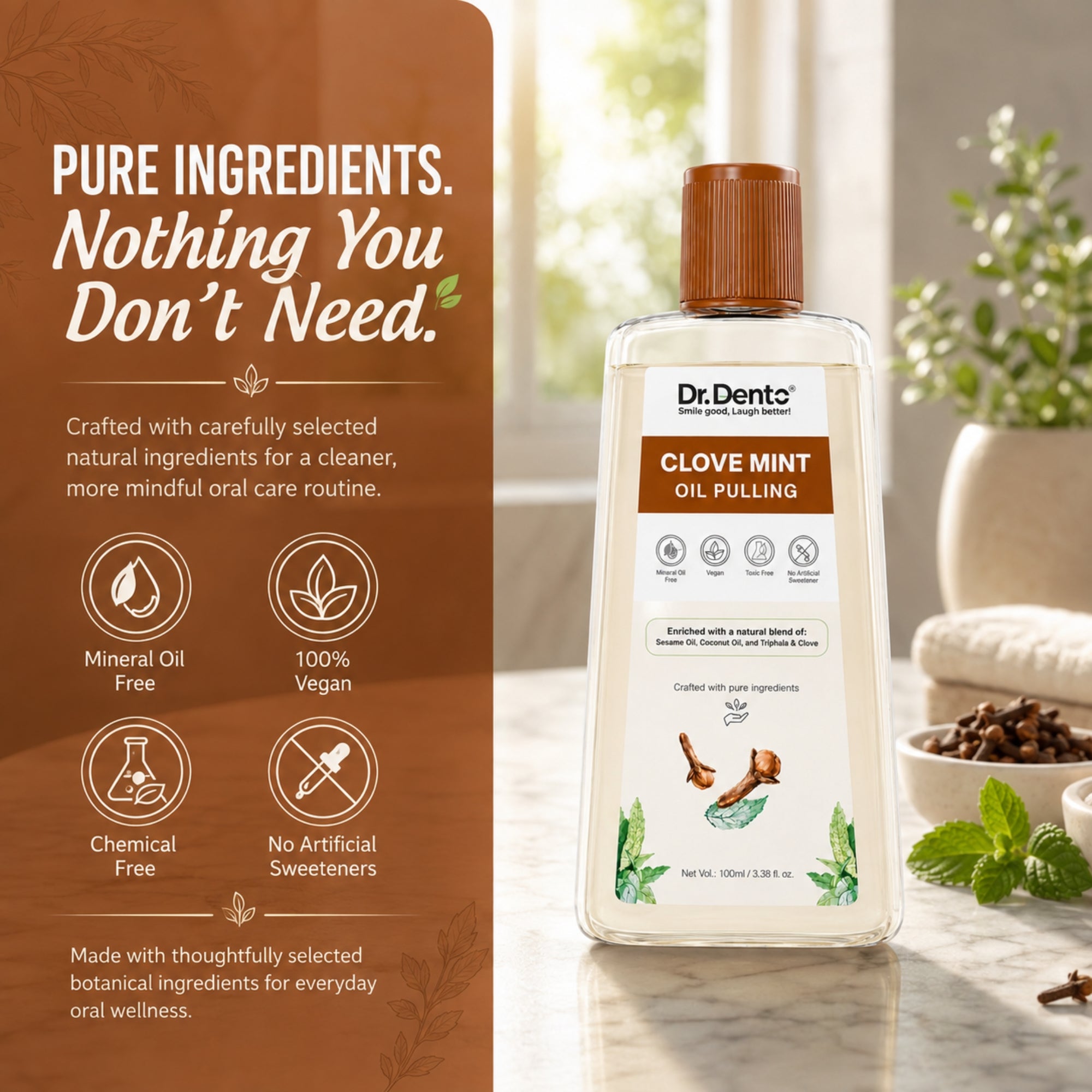 Clove Mint Oil Pulling