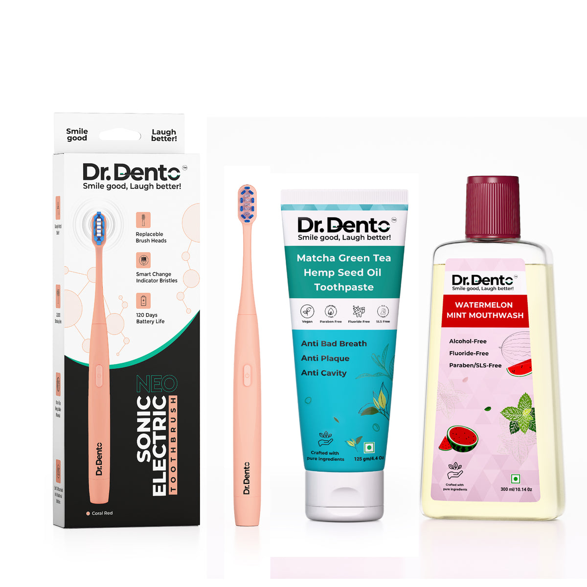 Daily Must Haves (Neo Toothbrush ,Toothpaste & Mouthwash)