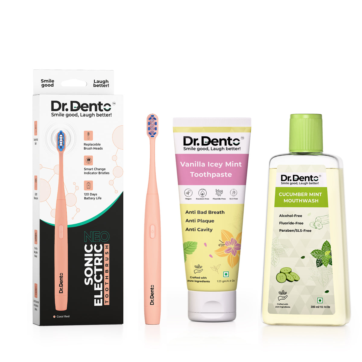 Daily Must Haves (Neo Toothbrush ,Toothpaste & Mouthwash)