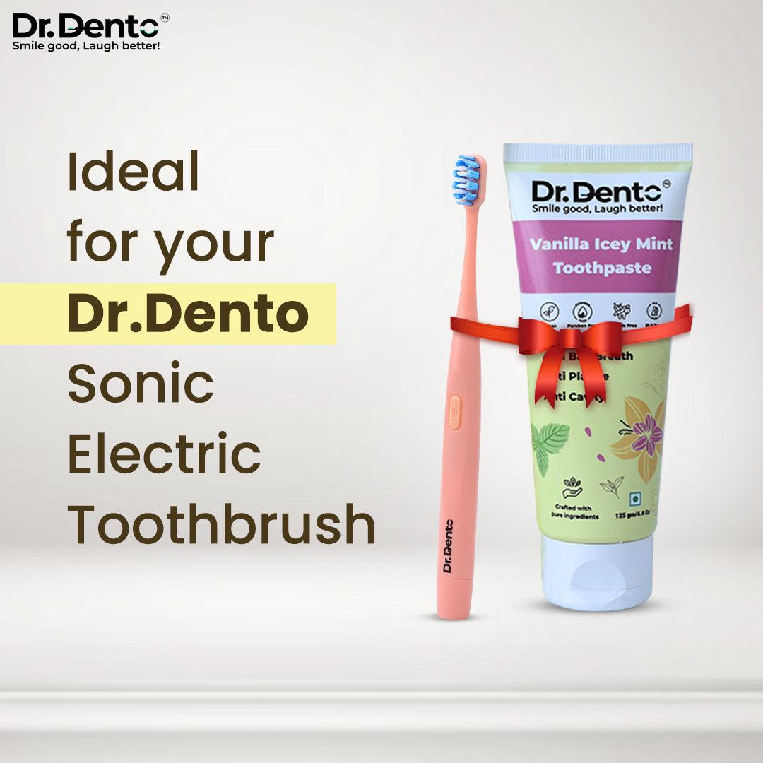 Vanilla Icey Mint Toothpaste - Dr.Dento - The Oral Health Expert