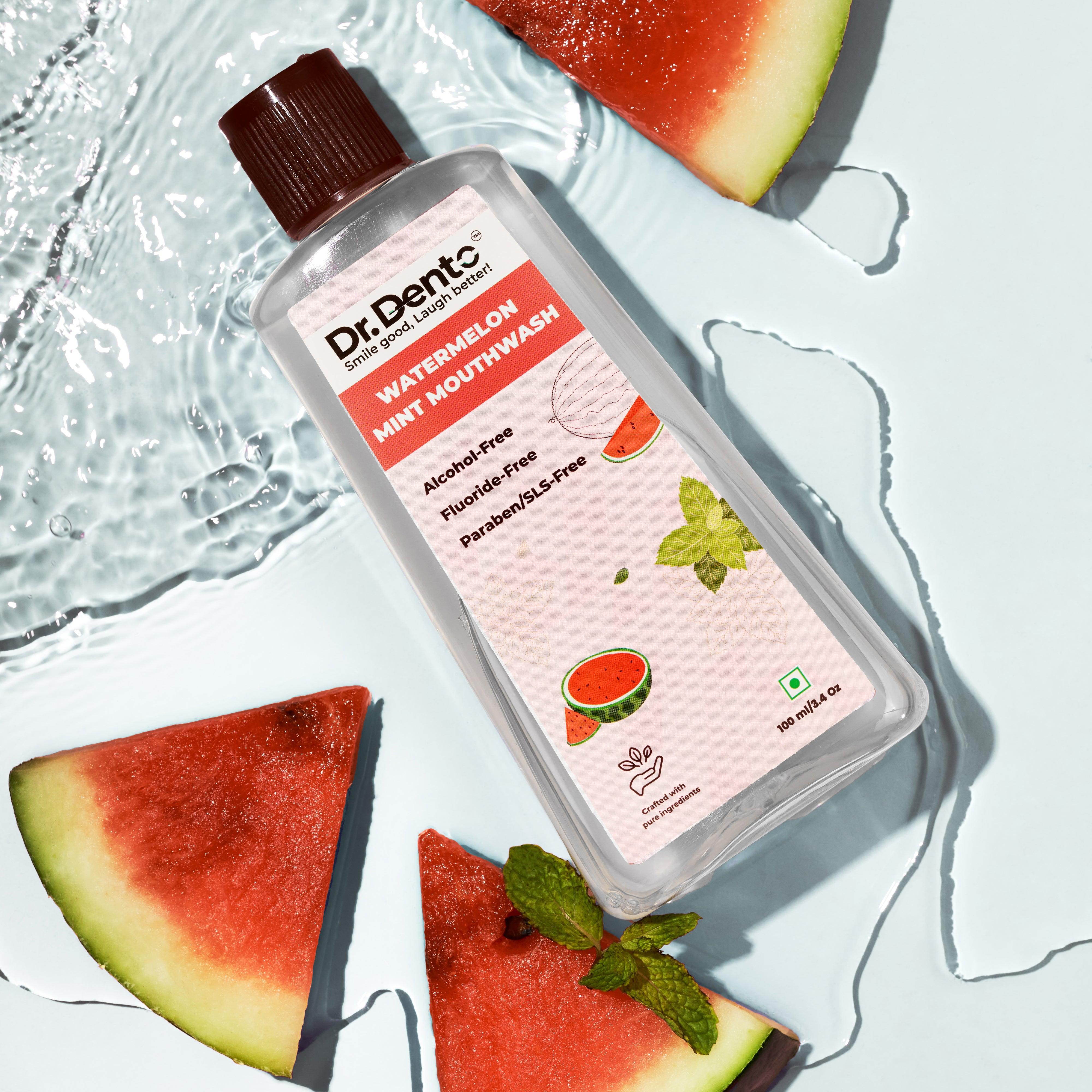 Watermelon Mint Mouthwash - Dr.Dento - The Oral Health Expert