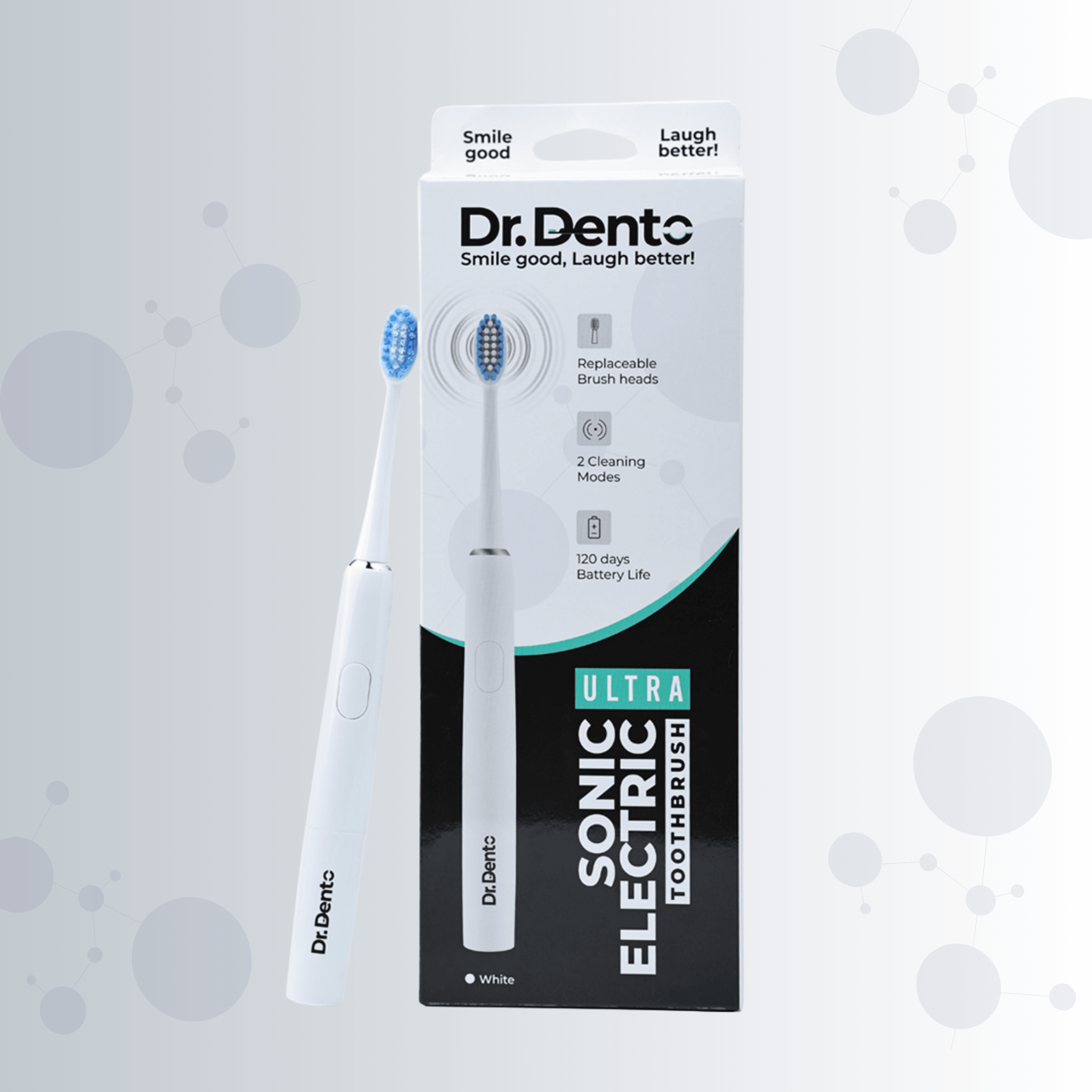 Ultra Series Sonic Electric Toothbrush - Dr.Dento - The Oral Health Expert